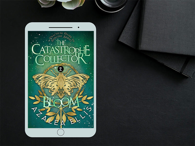 A tablet with the Bloom Ebook on it