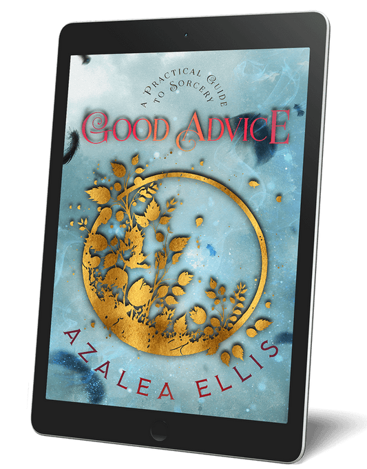 A tablet with the Good Advice Ebook on it