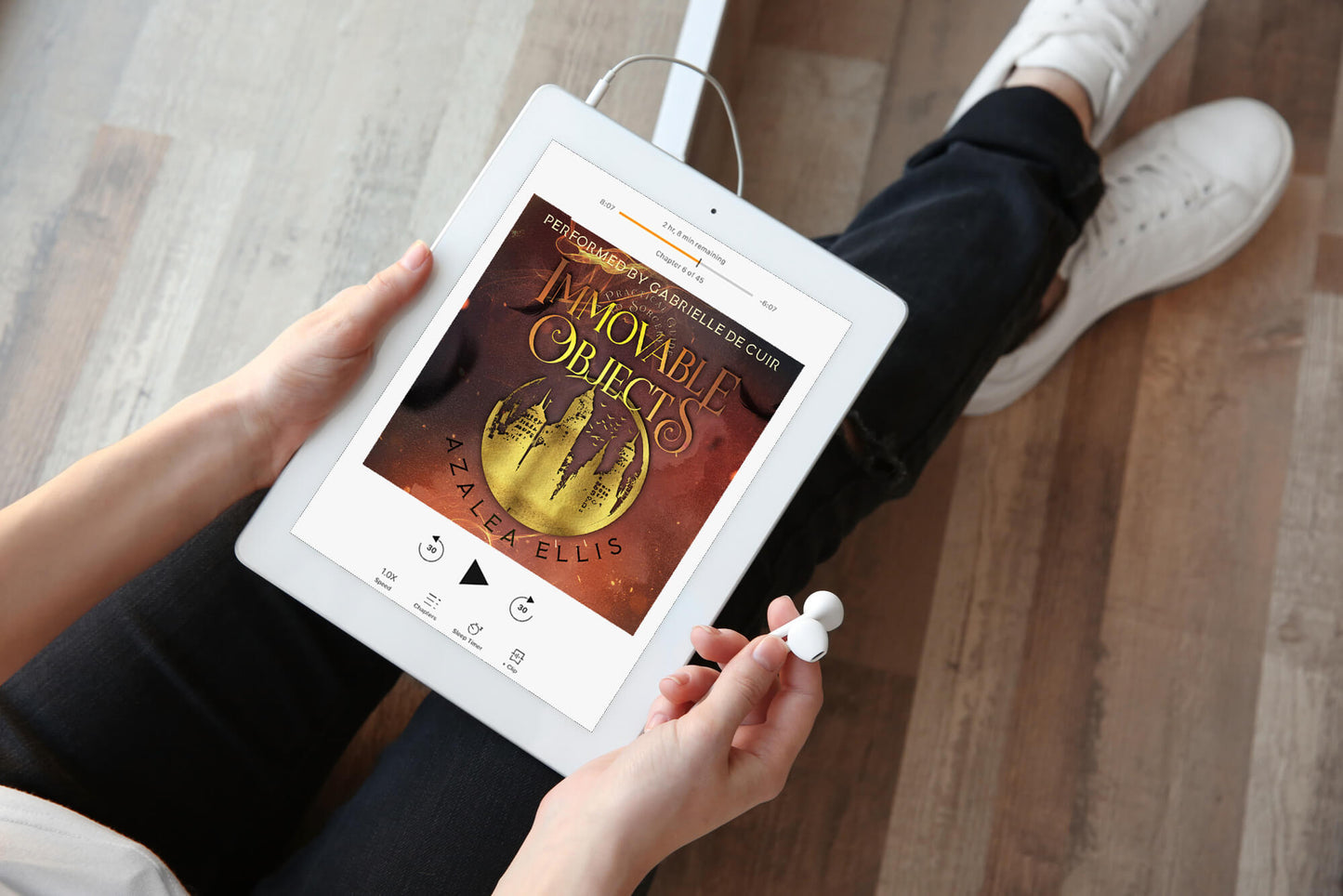 Tablet with the Audiobook of Immovable Objects