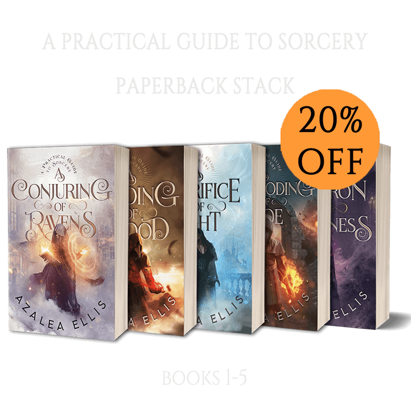 A Practical Guide to Sorcery Paperback Bundle Stack by Azalea Ellis 20% Off