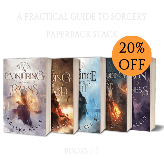 A Practical Guide to Sorcery Paperback Bundle Stack by Azalea Ellis 20% Off